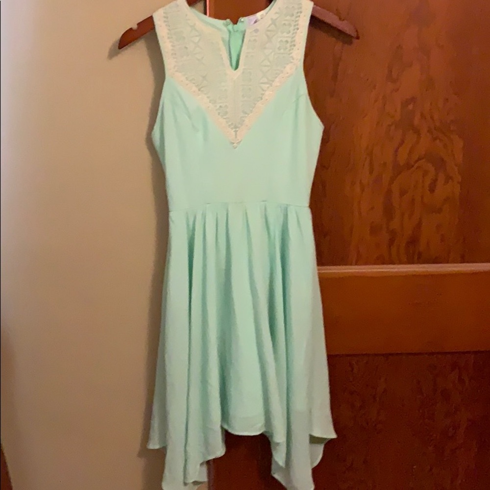 Turquoise dress